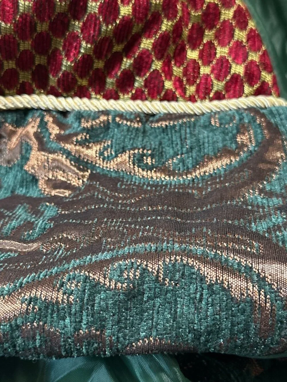 D&F Designs festive brocade